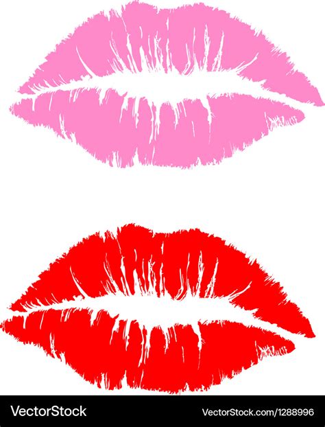 Lipstick kiss Royalty Free Vector Image - VectorStock