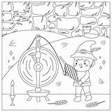 Coloring Page With Rumpelstiltskin Classical Fairy Tale For Children  sketch template