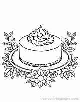 Cake Coloring Pages  34 Free Printable sketch template