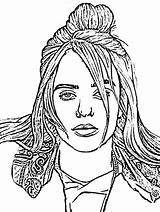 Billie Eilish To Print Coloring Page  Free Printable Pages sketch template
