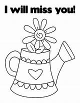 I Will Miss You Coloring Pages Sketch Page sketch template