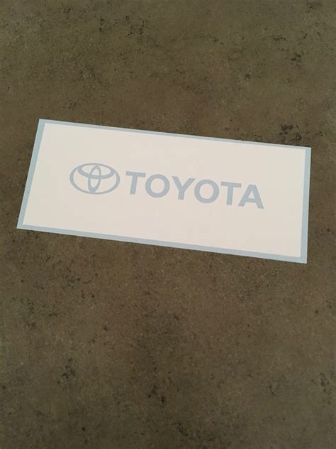 Toyota with Symbol Paint Stencil