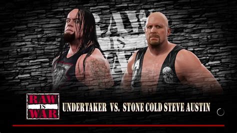 WWE 2K17 - The Undertaker Vs Stone Cold Steve Austin - YouTube