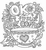 Coloring Pages  Coffee Page Kids sketch template