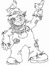 Free Printable Scarecrow Coloring Pages For Kids sketch template