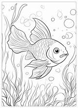 Goldfish Coloring Pages  Fun And Educational Activities For Kids sketch template