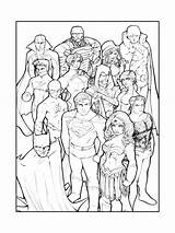 DC Superhero coloring Pages sketch template
