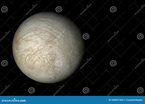 Europa, The Moon Of Jupiter - Solar System Royalty-Free Stock Photography | CartoonDealer.com ...