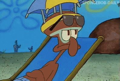 Popular Squidward Sunburn GIF - SunBurn Spongebob - Discover & Share GIFs