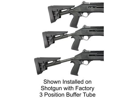 M4 Tactical Adjustable Stock, For Benelli M4 Clones, i.e. Panzer M4