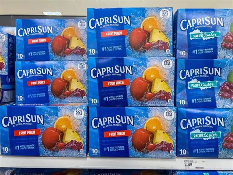 Capri Sun false ad class action lawsuit alleges dangerous and synthetic ingredients