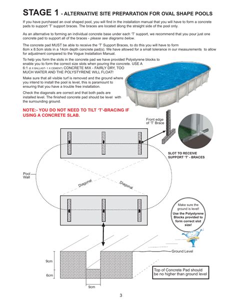 Above Ground Oval Pool Installation Manual