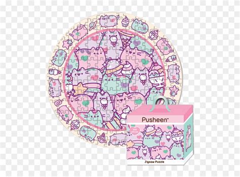 Board Games - Pusheen Puzzle, HD Png Download - 600x600(#4248861) - PngFind