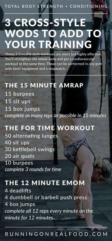 3 CrossFit-Style Workouts - #CrossFitStyle #Workouts | Crossfit ...