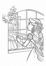 Rapunzel Printable Coloring Pages sketch template