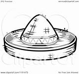 Sombrero Coloring Page sketch template