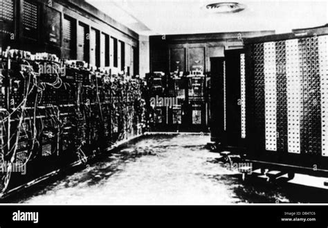 electronics, data processing, computer, ENIAC (Electronical Numerical Stock Photo: 58499286 - Alamy