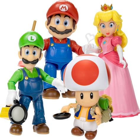 The Super Mario Bros. Movie 5-Inch Figures Case of 6