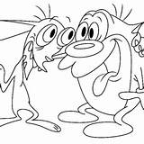 Ren And Stimpy Coloring Pages Printable For Free Download sketch template
