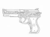 Glock Coloring Pages sketch template