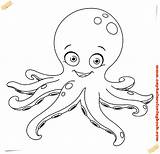 Octopus Coloring Book Coloring Pages sketch template