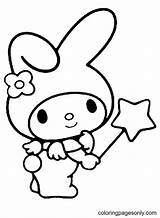 My Melody Coloring Pages Printable For Free Download sketch template