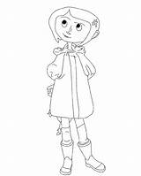 Cute Coraline Coloring Page  Free Printable Pages For Kids sketch template