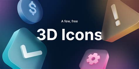 Free 3D Icons | Figma Community