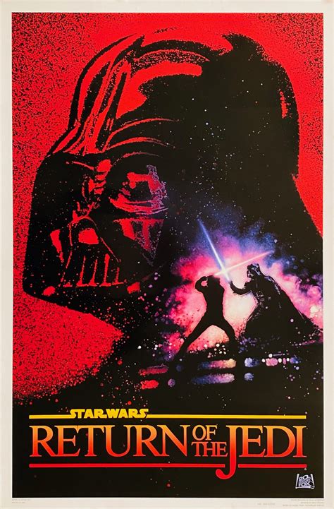 Original Star Wars Episode VI - Return of the Jedi Movie Poster