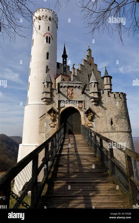 Lichtenstein Castle in Germany Stock Photo - Alamy