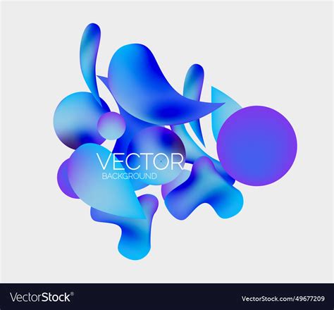 Abstract glowing shapes background Royalty Free Vector Image