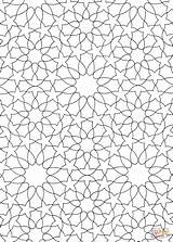 Islamic Design Coloring Pages Sketch Page sketch template