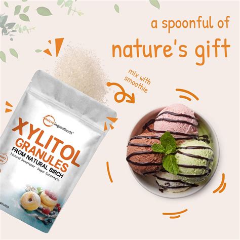 Xylitol Sweetener Granules - The Natural & Healthy Sugar Substitute – Micro Ingredients