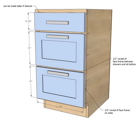 18" Kitchen Cabinet Drawer Base | Ana White