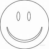 Face Happy Coloring Faces Pages Smiley Emoji Printable Template Color  sketch template