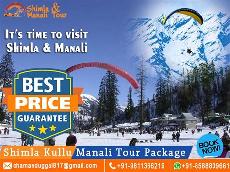 Shimla Kullu Manali Tour Package | Shimla, Tour packages, Kullu manali