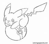 Cute Pokemon Pikachu Coloring Pages At Genaniyablog Blog sketch template