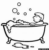 The Bathtub Coloring Page Free Online  Home sketch template