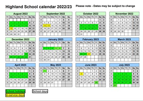 School Calendar