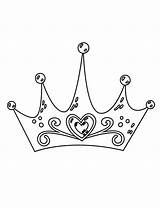 Princess Crown Coloring Page  Free Printable Pages For Kids sketch template
