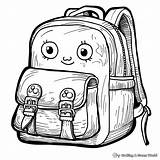 Backpack Coloring Pages  Free & Printable sketch template