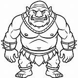 Giant Troll coloring pages 51006384 Vector Art At Vecteezy sketch template