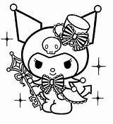 Magical Kuromi coloring Page  Download Print Or Color Online For Free sketch template