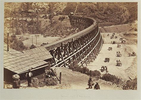 The mighty & magnificent trestle railroad bridges of the 1800's ... | Railroad bridge, Central ...