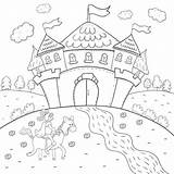 Dragon And Castle Coloring Pages At GetColoringscom  Free Printable sketch template