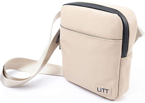 LiTT Smell Proof Stash Bag - Charcoal Lined, Cross Body Bag Blocks Smoking Odour | Travel ...