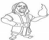 Coloring Page Wizard Tower Clash Of Clans Pages sketch template