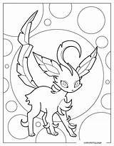Leafeon Coloring Pages20  Free Printable coloring pages Cute sketch template