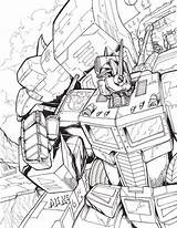 Autobot Optimus Prime coloring Page  Download Print Or Color Online sketch template