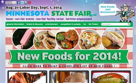 2014's New Minnesota State Fair Foods | Fair food recipes, State fair ...